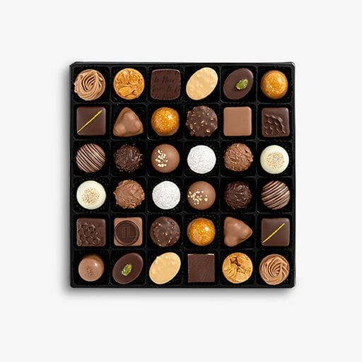 Praline and Truffle Selection with Alcohol 36 pcs