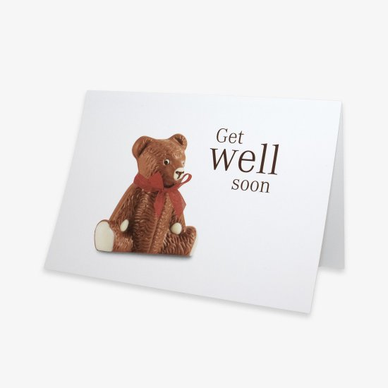 Carte de vœux Get well soon